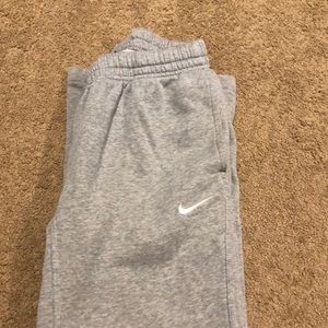 Grey Nike sweats, size small